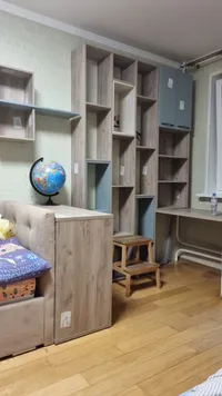 Стеллаж перегородка со вставками L238