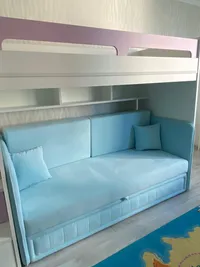 Раскладной диван с обивкой выкатной части БЕРГАМО BER-1900