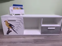 Тумба TV c цветной нишей E506