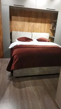 Кровать двуспальная мягкая KOLIBRI с подъемным механизмом, 180x200