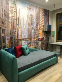 Кровать мягкая с ящиком для белья TOKIO, 120x200