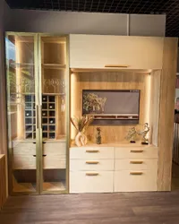 Шкаф-бар со встроенными ящиками R217