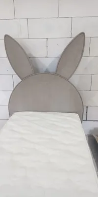 Кровать односпальная мягкая BUNNY  с подъемным механизмом, 90x190