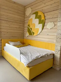 Мягкая кровать-диван КАРАТ-900  с подъемным механизмом, 90х200