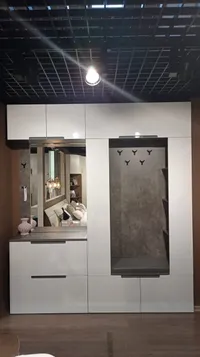 Антресоль широкая на 900мм, фасады в эмали LE-461.1