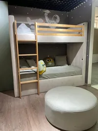 Кровать мягкая двухъярусная DUO L/R
