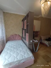 Кровать односпальная мягкая ДЕННИ с подъемным механизмом