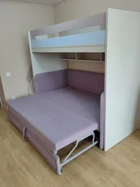 Кровать-чердак E977, 90x200 L/R