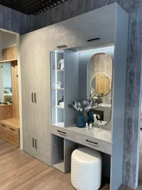 Столик туалетный с антресолью и стеллажом L414.44