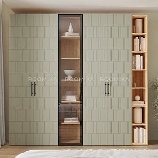 Шкафная группа Lazio фрезерованные фасады в эмали 32