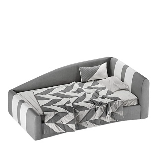 Кровать мягкая с ящиком для белья TOKIO, 120x200