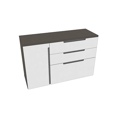 Комод, фасады в эмали LE706 L/R