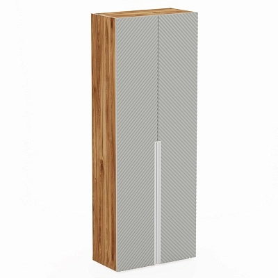 Шкаф 2 дверный, фрезерованные фасады в эмали LE210.44-1