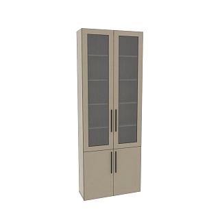 Шкаф книжный со стеклом L240