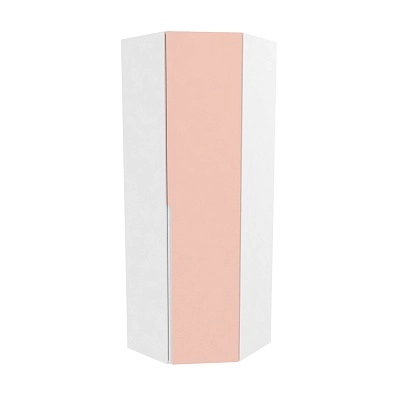 Шкаф угловой равносторонний, фасады в эмали LE218.1