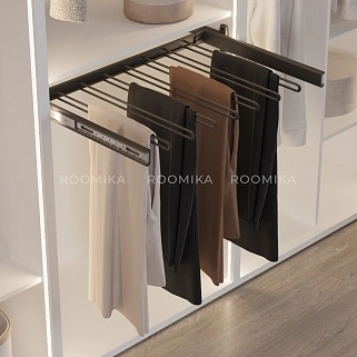 BELLE  Вешалка для брюк, 700 мм, цвет графит, BE70TRGR