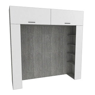 Ниша для кровати с секциями LG-407.60