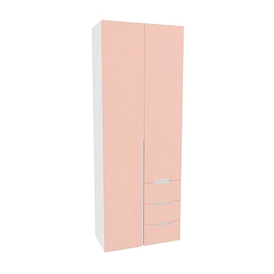 Шкаф комбинированный, фасады в эмали LE215 L/R