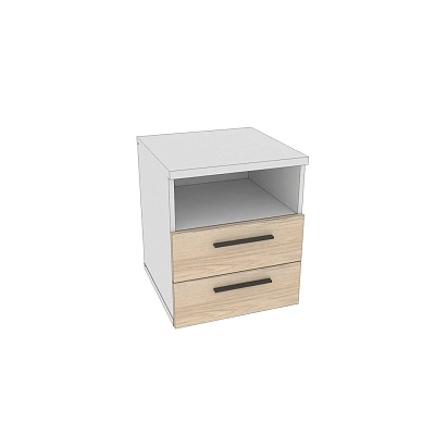 Тумба прикроватная 2 ящика L702