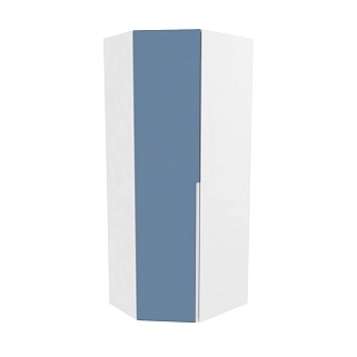 Шкаф угловой разносторонний, фасады в эмали LE218 L/R