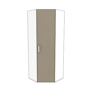 Шкаф угловой 846*996мм E218 L/R