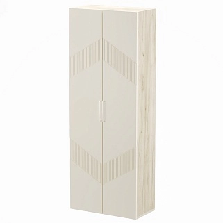 Шкаф 2 дверный, фрезерованные фасады в эмали LE-210.44-1