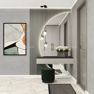 Зеркало с подвесным столиком Lazio 17