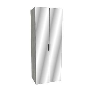 Шкаф двустворчатый с зеркалом LG-210.60-1Z