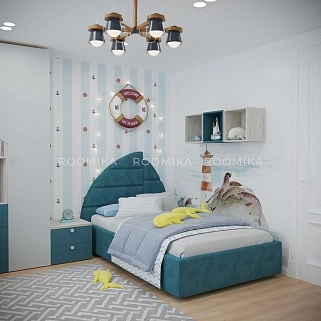 Кровать мягкая PARUS с подъемным механизмом, 120x200