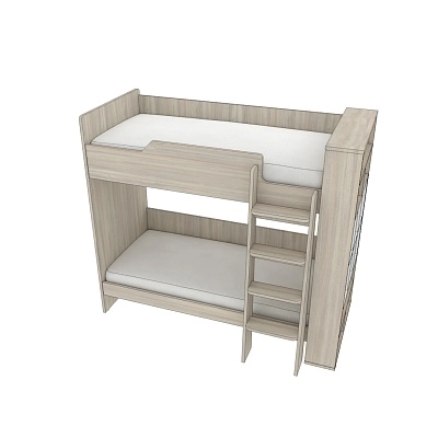 Кровать двухъярусная L908, 90x190 L/R
