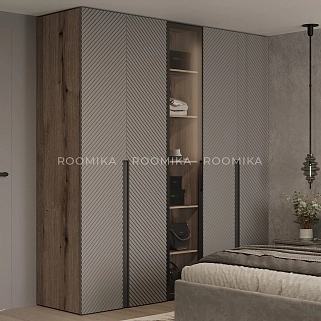 Шкафная группа Lazio фрезерованные фасады в эмали 37