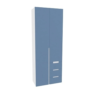 Шкаф комбинированный, фасады в эмали LE215 L/R