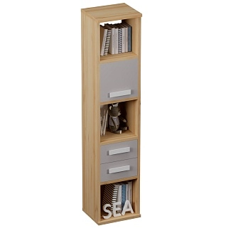 Cтеллаж сквозной книжный на 5 ниш E805