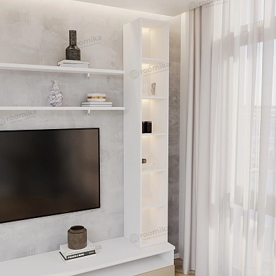 Стеллаж навесной с подсветкой L316