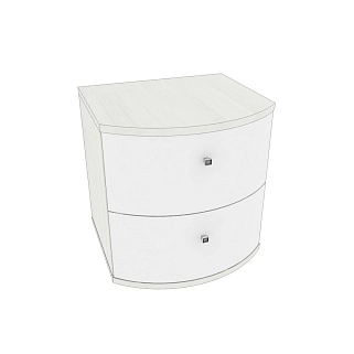 Тумба прикроватная 2 ящика P701