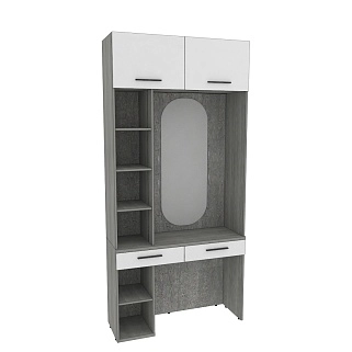 Столик туалетный с антресолью и стеллажом LG415