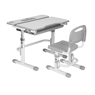 Комплект Cubby Парта и стул-трансформеры Botero grey