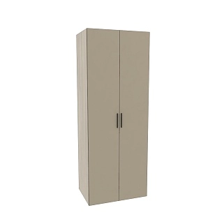 Шкаф двухдверный с узкими ящиками L210.60-2