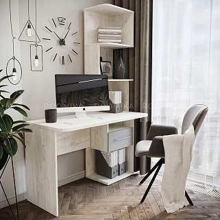 Рабочий стол со встроенным стеллажом HOF420