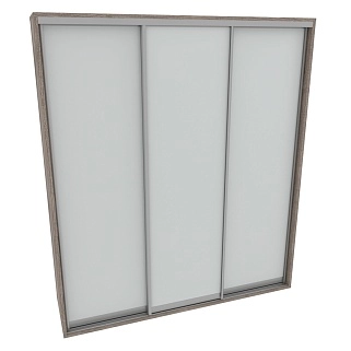 Шкаф-купе ХG210.60-3, профиль INTEGRO, фасад МДФ