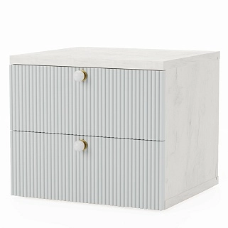 Тумба прикроватная, фасады в эмали LE701