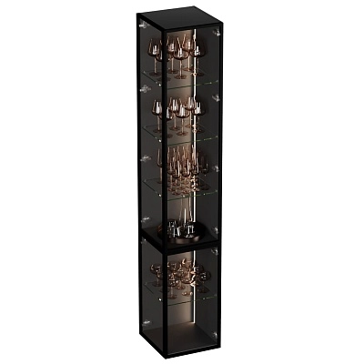 Шкаф завершающий для посуды с подсветкой LF270