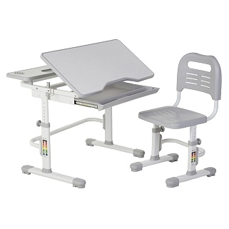 Парта для школьника Lavoro Grey