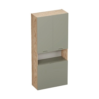 Шкаф двухдверный с фальш стенкой L212.1