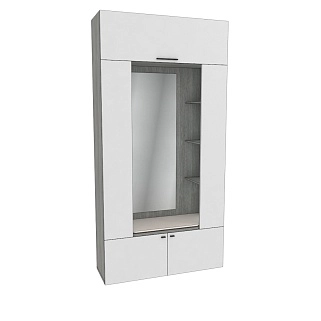 Секция с зеркалом и полками с подсветкой LG408