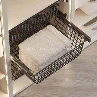 BELLE Корзина для белья 600 мм, цвет графит, BE60BAGR