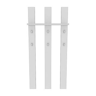 Панель широкая с полкой и крючками L-100