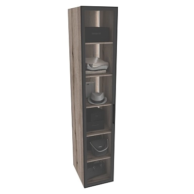 Шкаф для спальни с полками с подсветкой R220.60-4.1