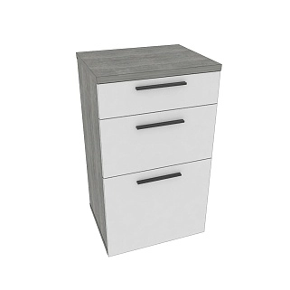 Тумба узкая 2 ящика LG-875