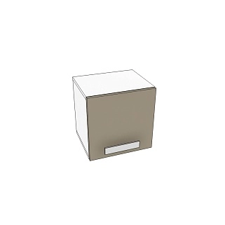 Навесная полка с фасадом 1 ниша E311